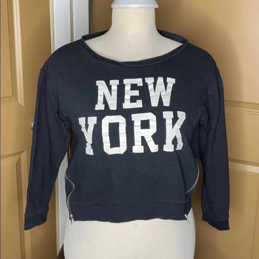 Crop Sweater “NEW YORK”